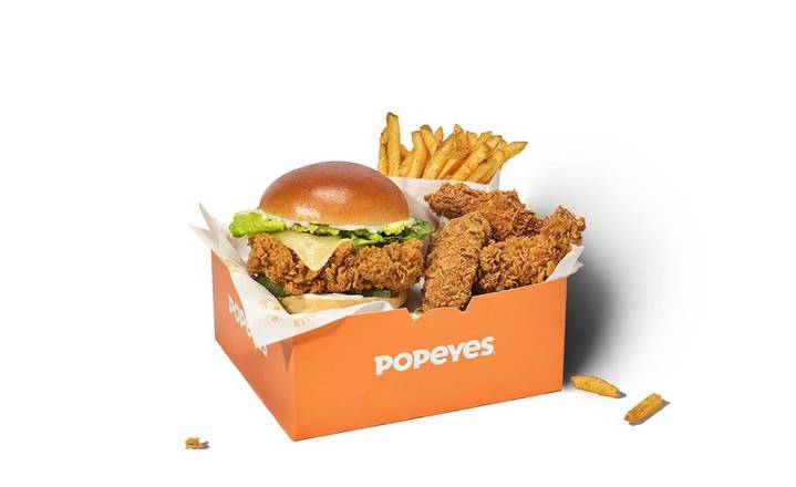 Large Deluxe Chicken Sandwich Box Meal