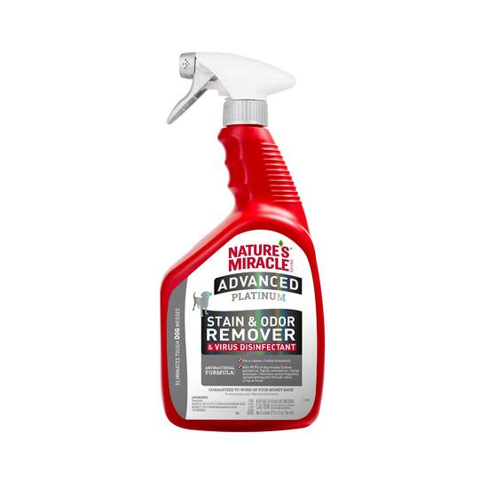 Nature's Miracle® Advanced Platinum Stain & Odor Remover & Virus Disinfectant (Size: 32 Fl Oz)