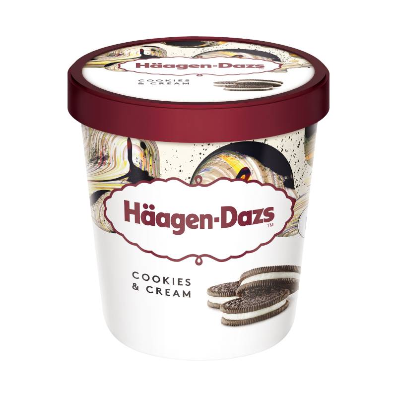 HaagenDazs哈根達斯 淇淋巧酥品脫杯375g克 x 1Bucket�桶 <473ml毫升 x 1 x 1Bucket桶>