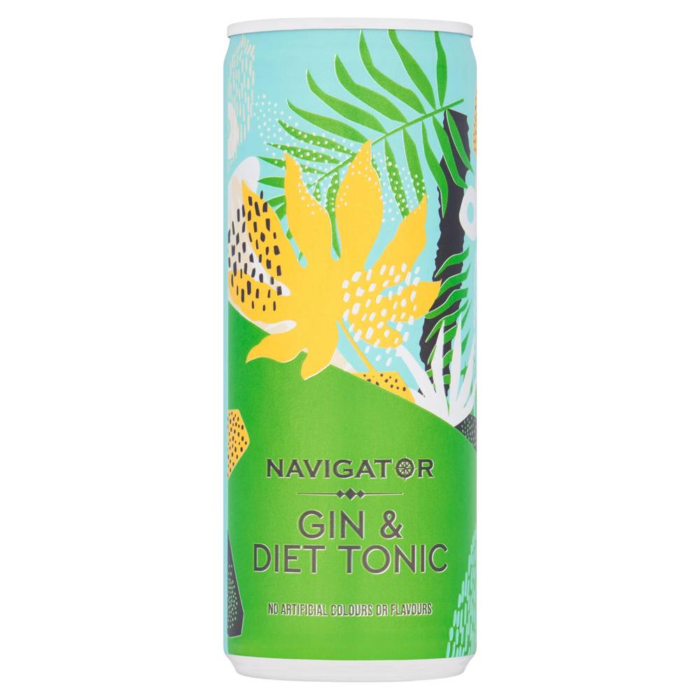 Navigator Gin & Diet Tonic (250 ml)