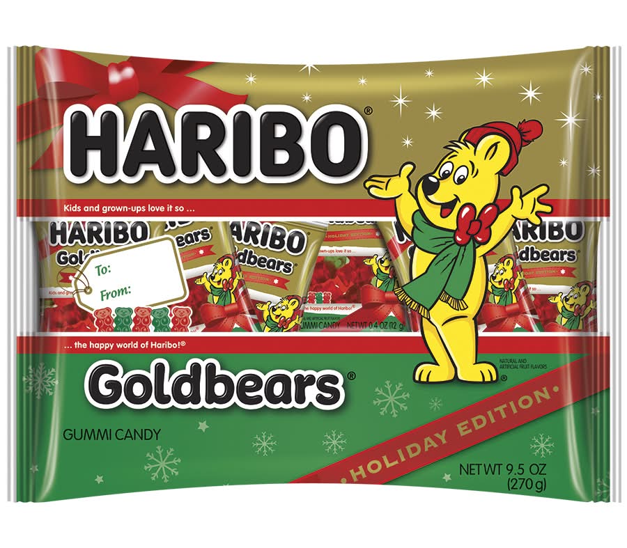 Haribo Goldbears Christmas Mini Gummy Candys (9.5 oz)