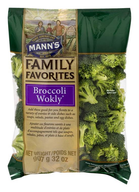 Mann's Family Favorites Broccoli Wokly