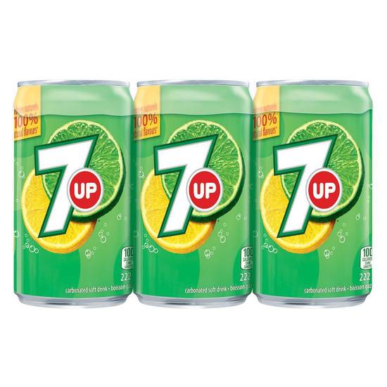 7 Up Original Soft Drink (6 x 222 ml)