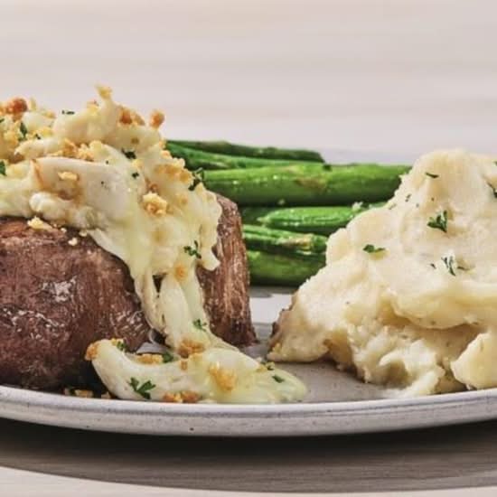 New! Steak or Salmon Oscar**