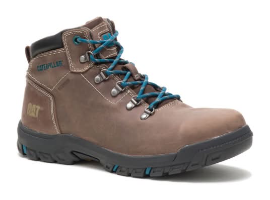 CAT MAE STEEL TOE WATERPROOF WORK BOOT BAY LEAF 7.5m
