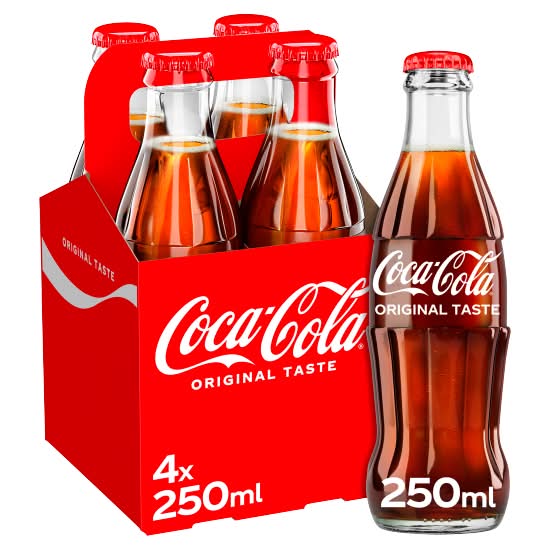 Coca-Cola Original Taste Soda (4 x 250ml)