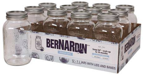 Bernardin Regular Mason Jars (12 units)