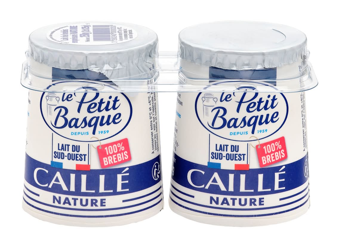 Le Petit Basque - Yaourt de brebis caillé nature (250g)