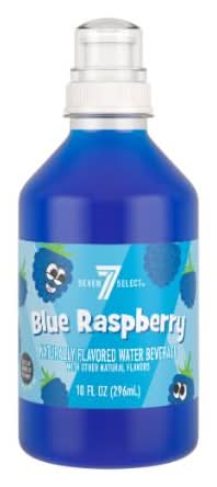 7-Select Flavored Water Beverage, Blue Raspberry (10 fl oz)
