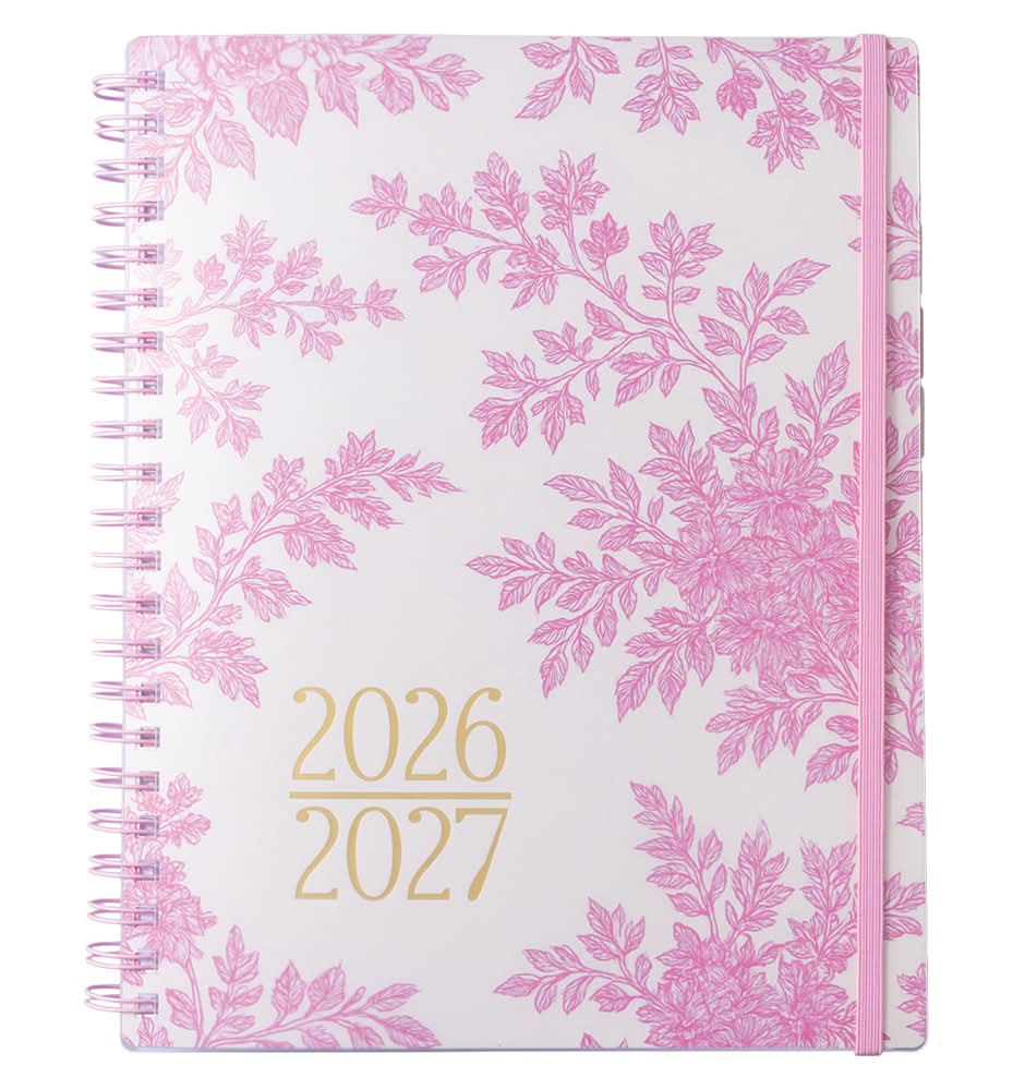 Pembrook Red Floral Teacher Planner