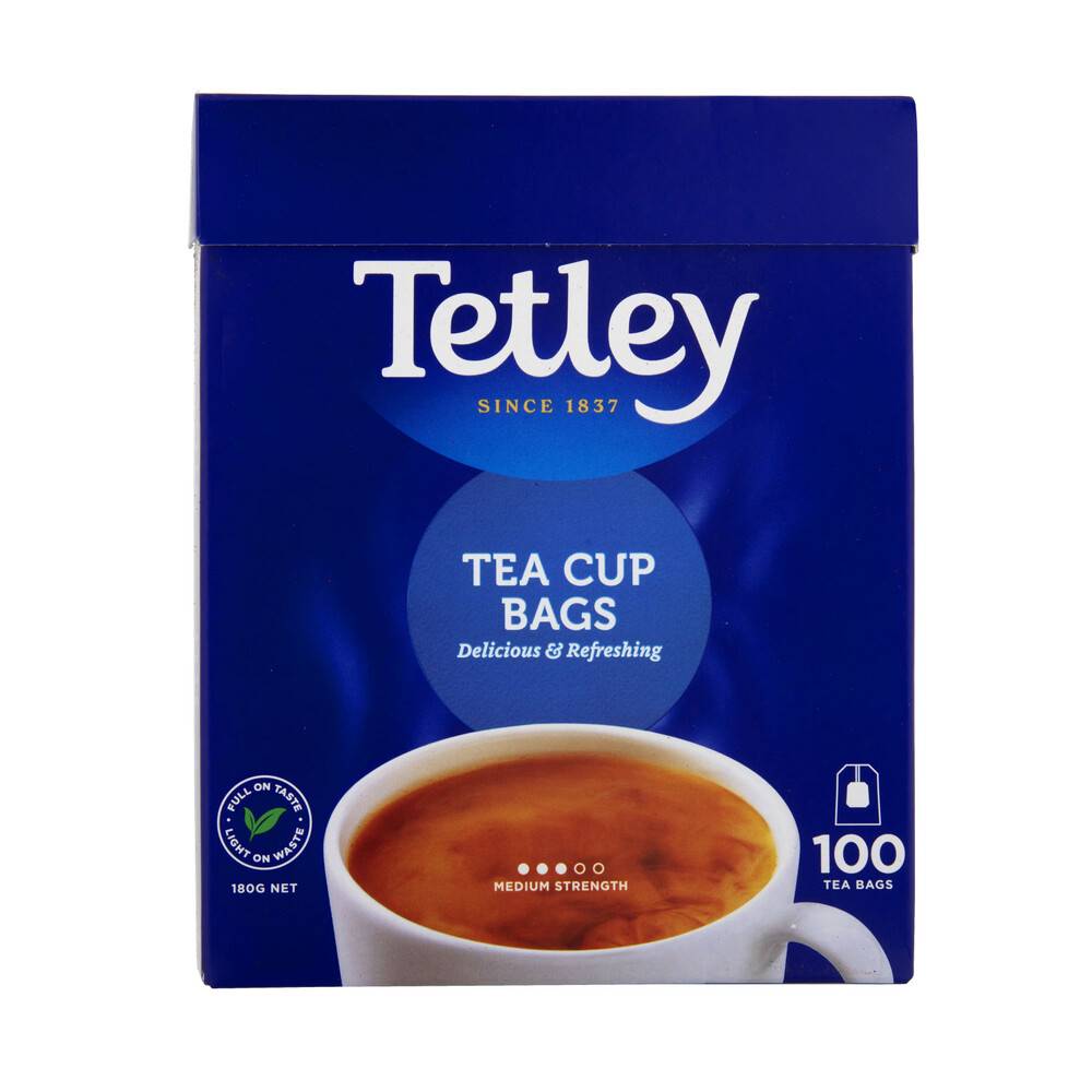 Tetley Tea Bags 100 pack 180g