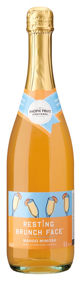 Resting Brunch Face Ready To Drink Wine Cocktail, Mango Mimosa (750 ml)