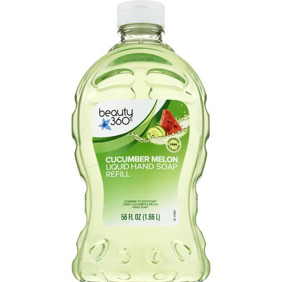 CVS Beauty Antibacterial Liquid Hand Soap Refill, Cucumber Melon