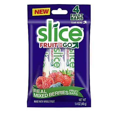 Slice Fruit Bars Mixed Berry 4Ct 1.4oz