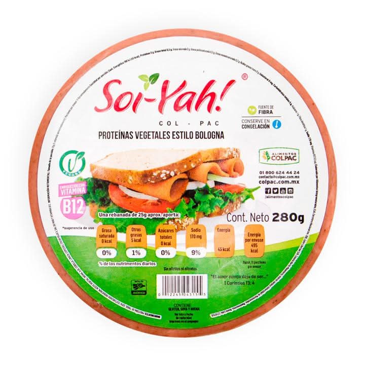 Soi-Yah · Jamón vegano bologna (280 g)