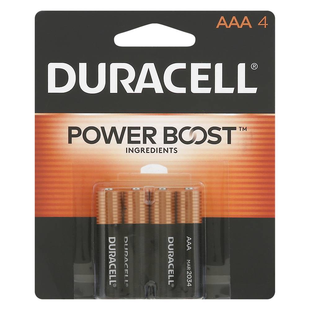 Duracell Alkaline Aaa Batteries (4 ct)