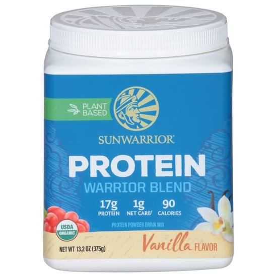 Sunwarrior Protein Warrior Blend (13.2 oz) (vanilla )