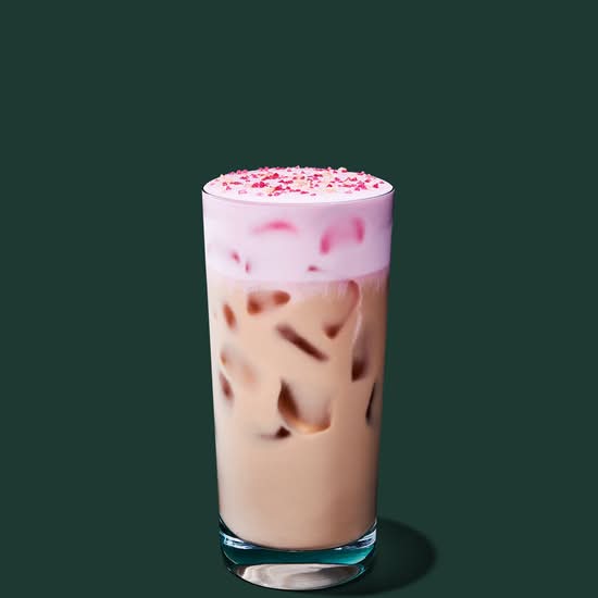 Iced Cherry Chai Latte