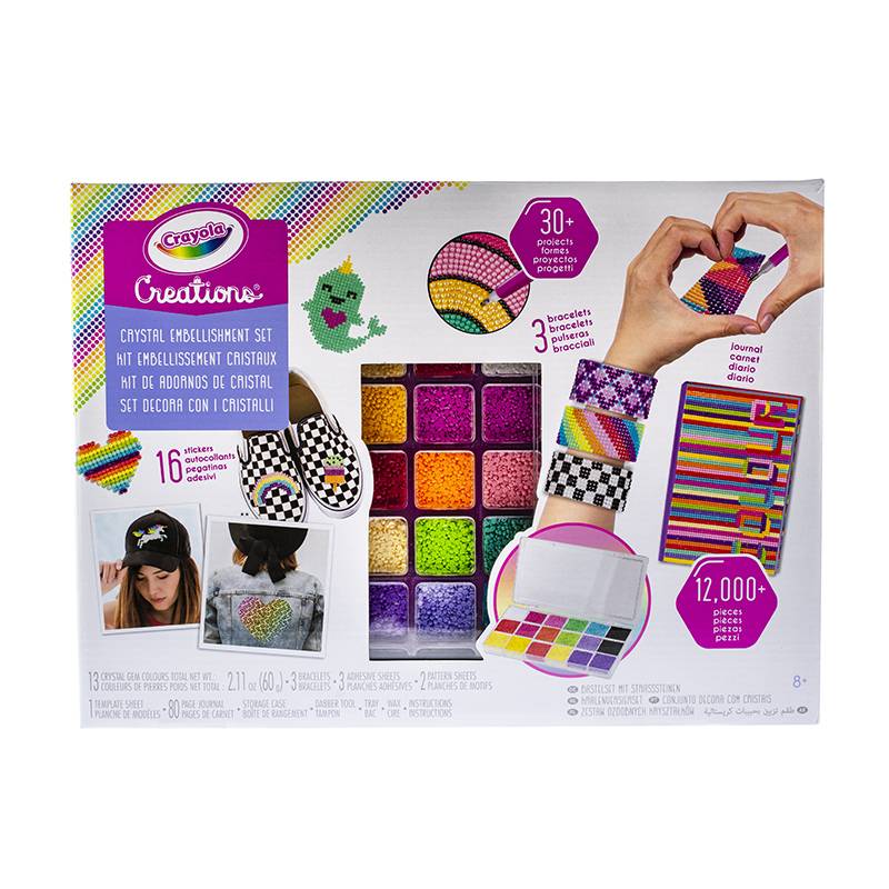 Crayola set crystal painting