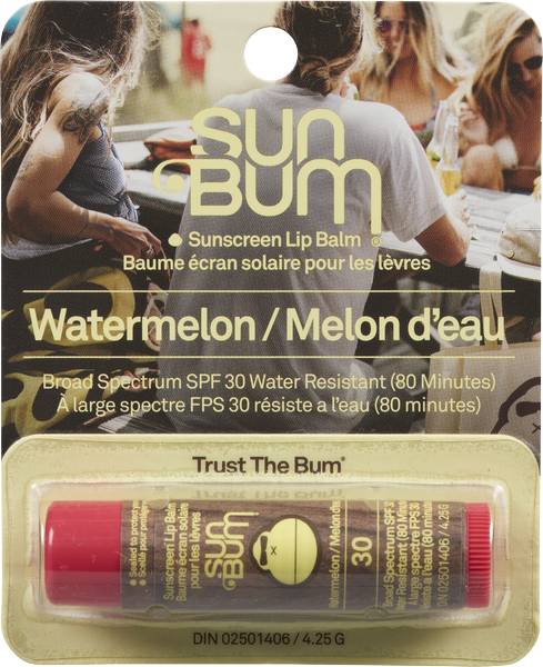 Sun Bum Watermelon Sunscreen Lip Balm Spf 30 (4.25 g)