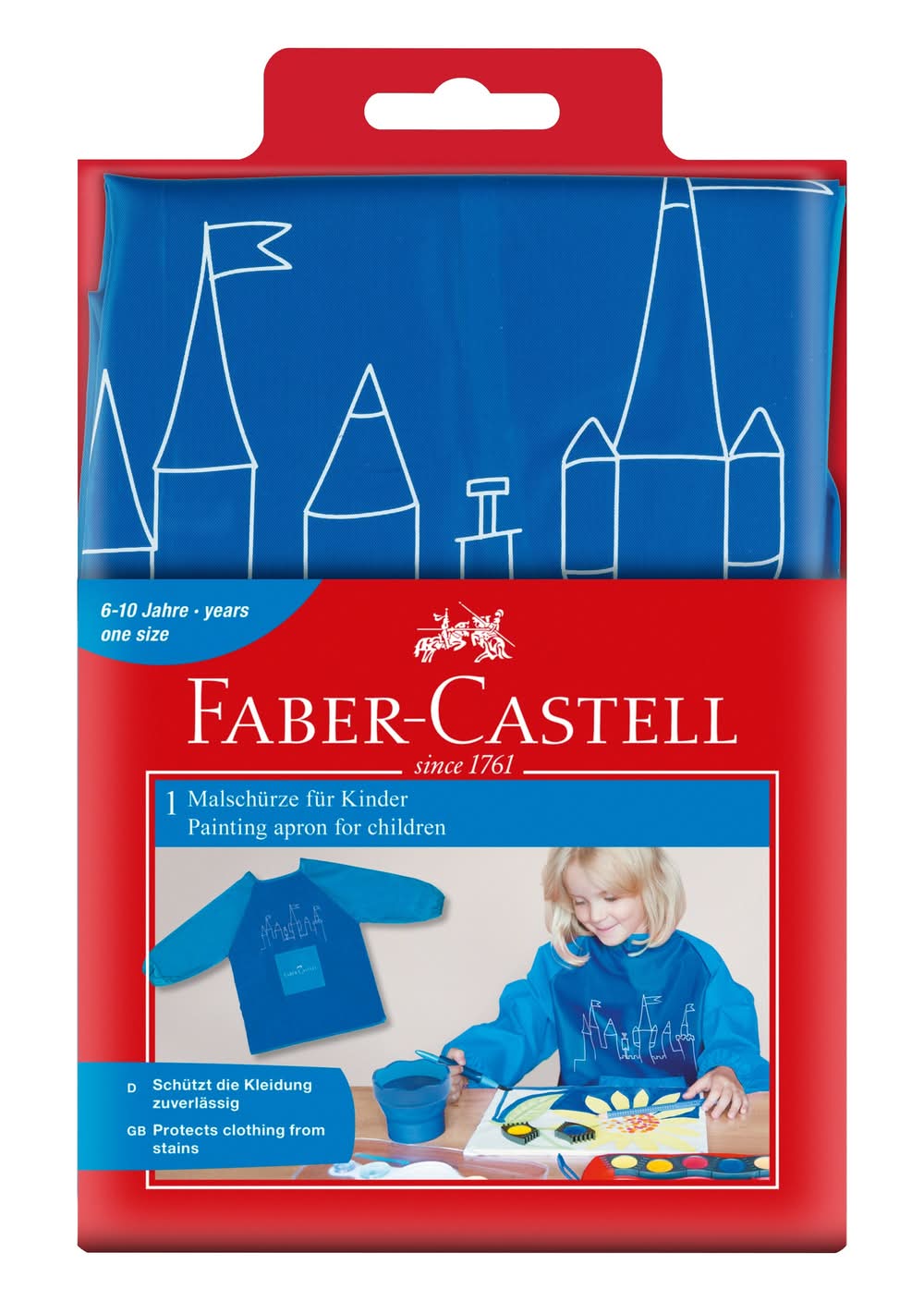 Bata 6-10 Anos Azul Faber Castell