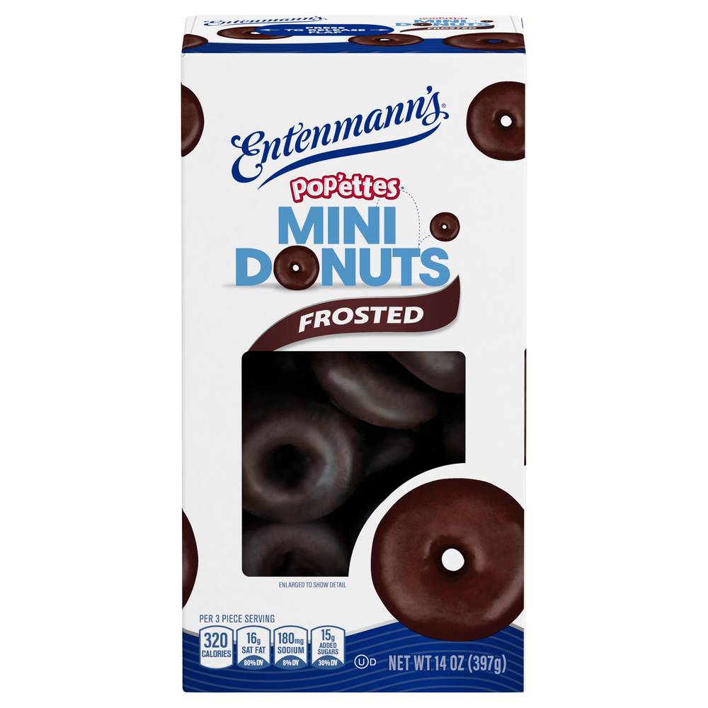 Entenmann's Popettes Mini Donuts (frosted)