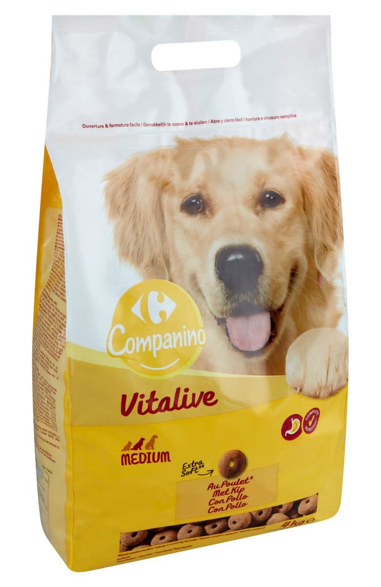 Carrefour Companino Vitalive Medium au Poulet 4 kg