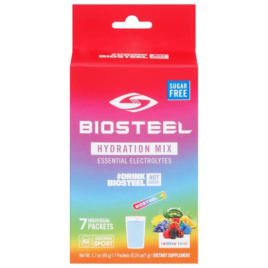 Biosteel Rainbow Twist Hydration Mix (7 ct, 0.24 oz)