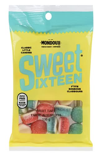 Mondoux Bonbons Tarte Aux Fruits 135 G / Mondoux Candy Fruit Tarts 135 g