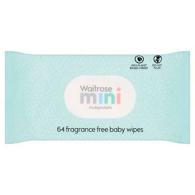 Waitrose & Partners Fragrance Free Baby Wipes