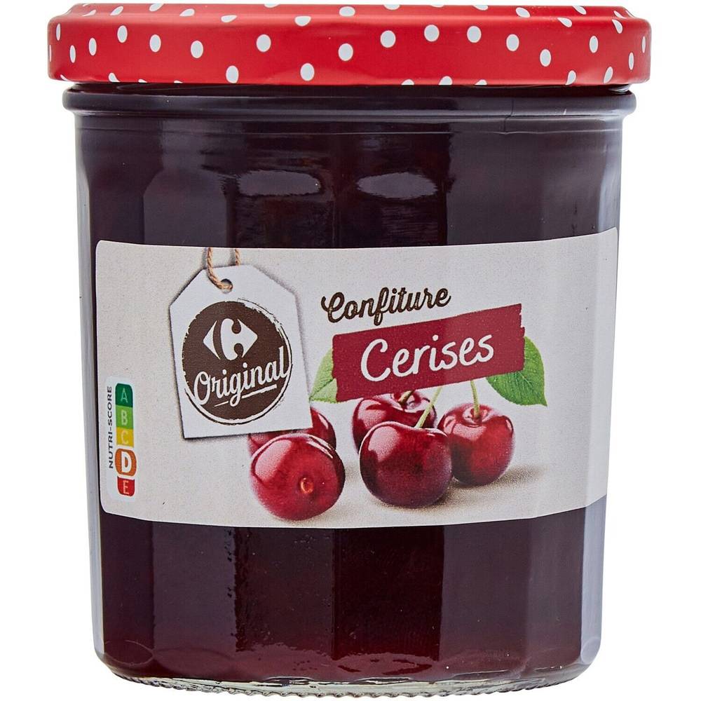 Carrefour - Confiture cerises (370g)