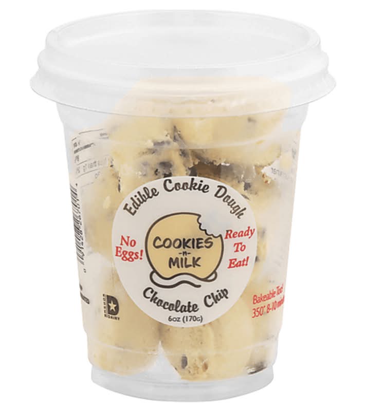 Cookies-n-Milk Edible Cookie Dough Chocolate Chip 6oz