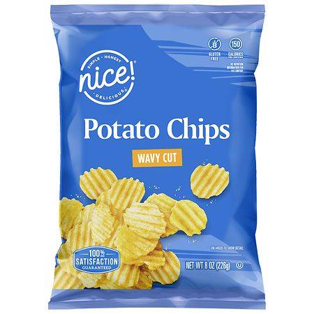 Nice! Potato Chips Wavy Cut (8 oz)