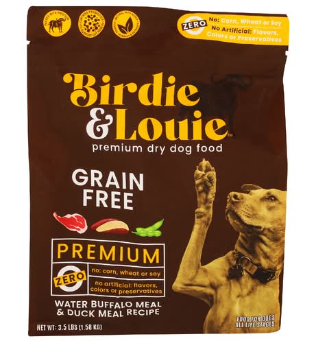 Birdie & Louie Water Buffalo Meal & Duck Meal Grain Free Premium Dog Food
