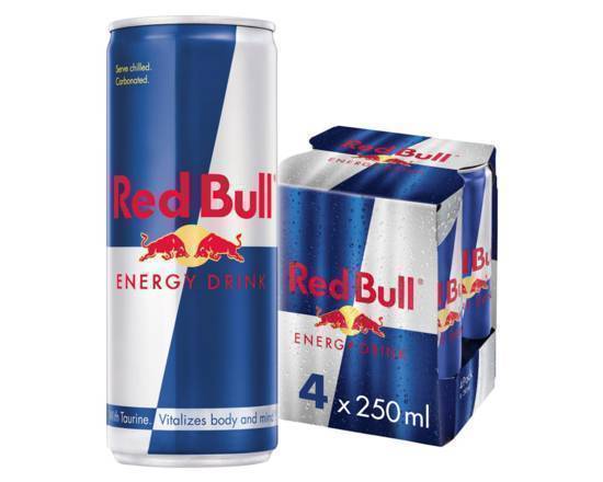 Red Bull Energy Drink, 250ml (4 Pack)