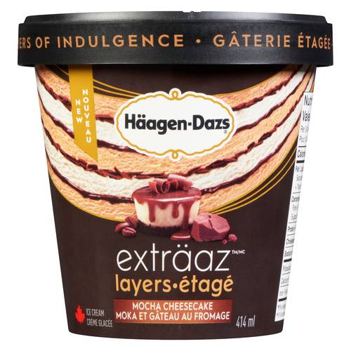 Häagen-Dazs Exträaz Layers Cheesecake Ice Cream, Mocha (414 g)