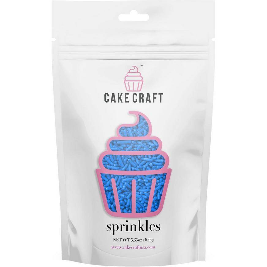 Cake Craft Blue Jimmie Sprinkles, 3.53oz