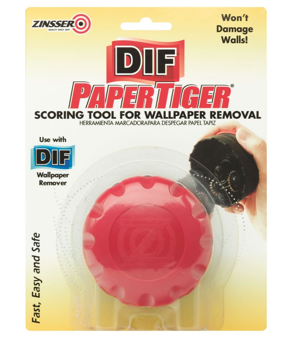 Zinsser Papertiger 1 In. W Steel Fixed Single Head Wallcovering Scoring Tool