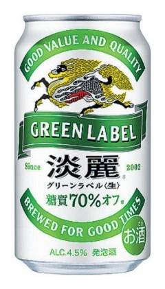 62_キリン　淡麗【グリーンラベル】（350ml）