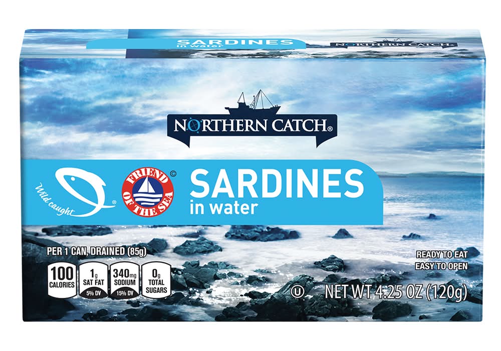 Northern Catch Sardines in Spring Water (4.25 oz)