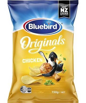 Bluebird original chicken 150g
