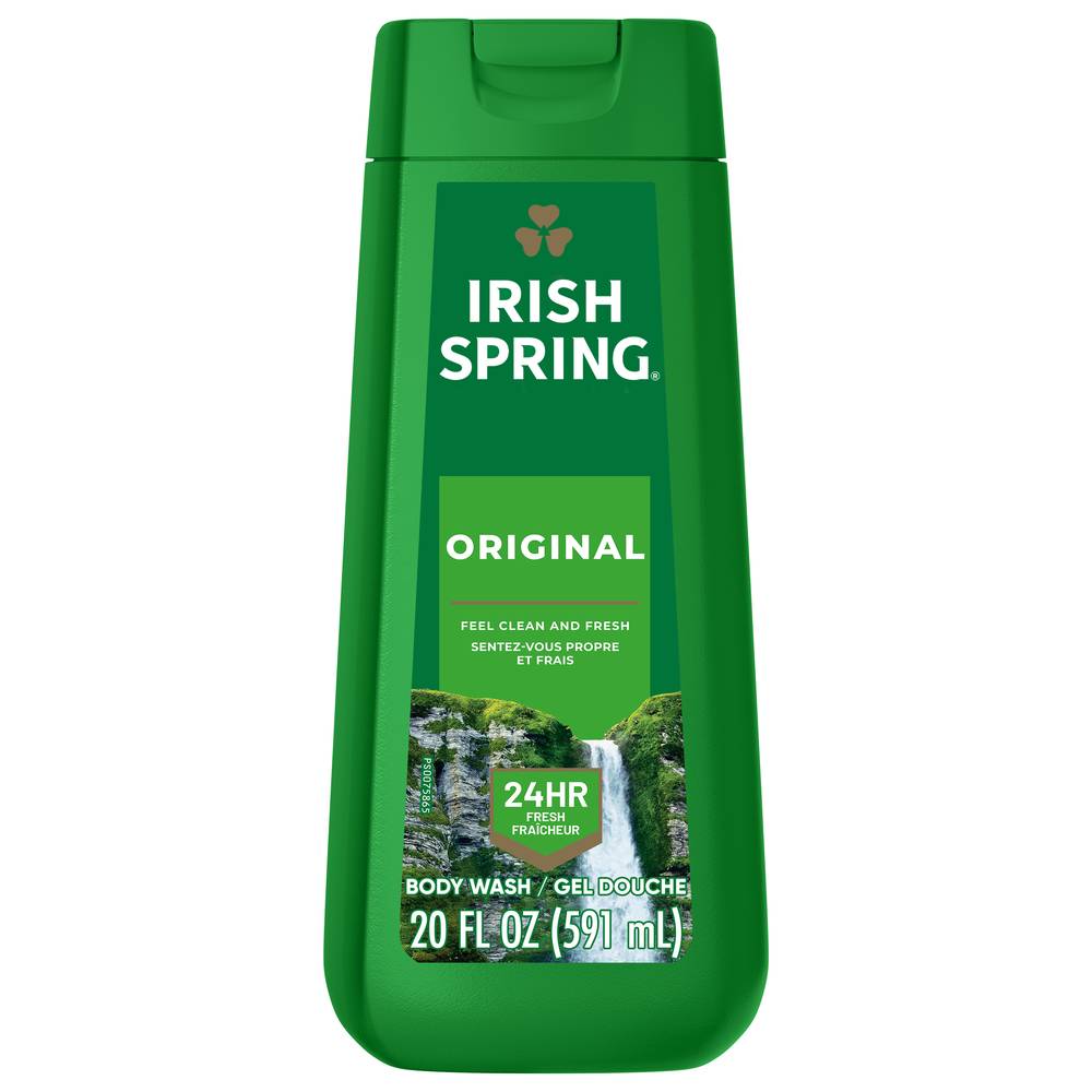 Irish Spring Original Clean Moisturizing Face + Body Wash