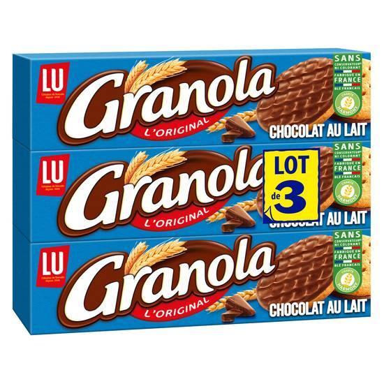 Lu - Granola biscuits sablés (3 pièces) ( chocolat au lait)