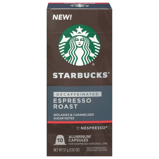 Starbucks Coffee Capsules (10 ct, 2.01 oz) (decaf espresso roast)