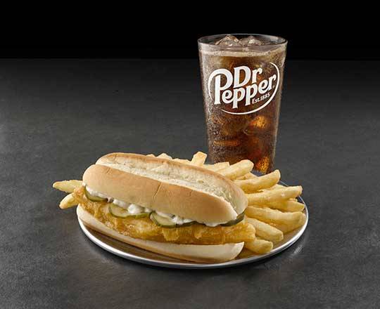 Order Fish Sandwich Combo food online from Long John Silver's store, Moline on bringmethat.com