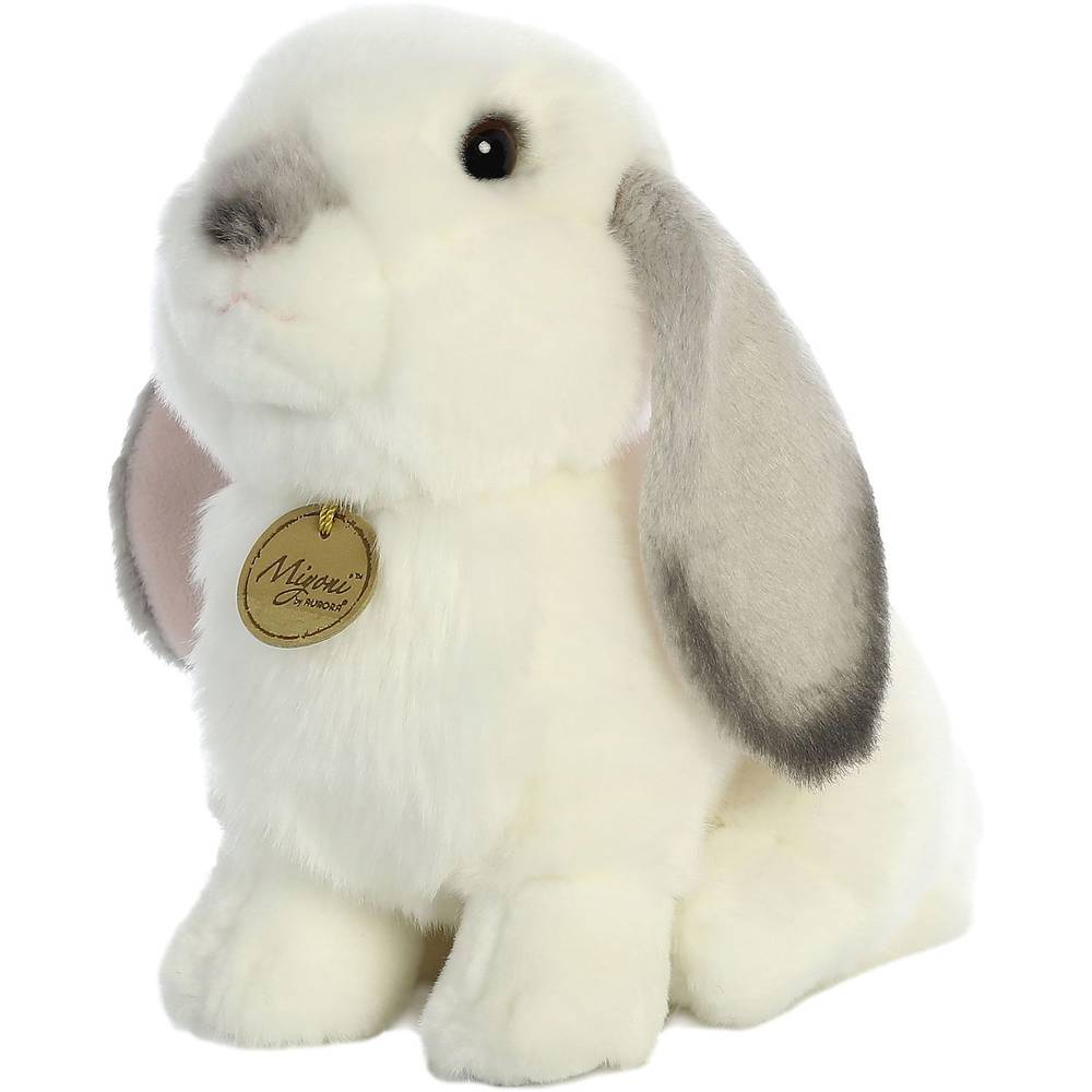 Aurora Lop-Eared Rabbit with Grey Ears, 11 in