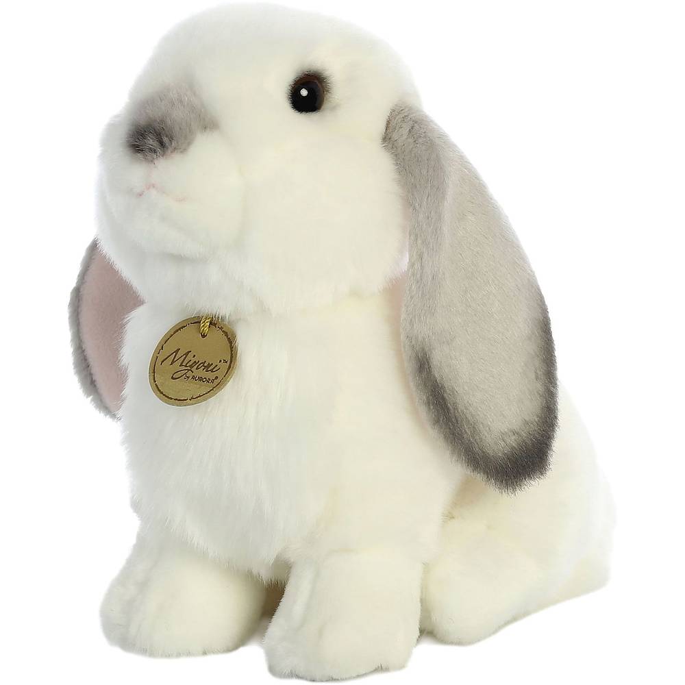 Aurora Lop-Eared Rabbit With Grey Ears, 11 In