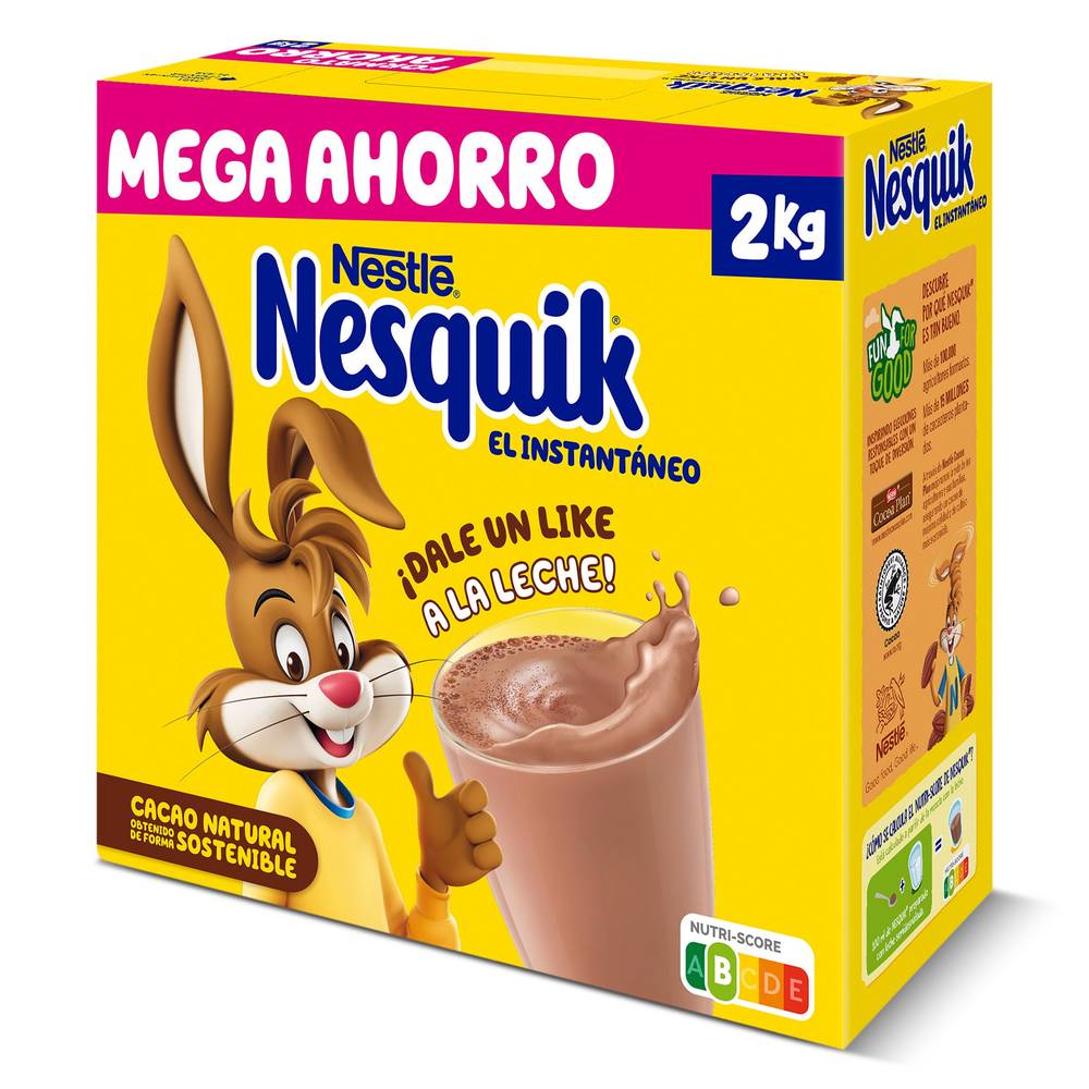 Cacao Instantáneo Nesquik Estuche 2 Kg