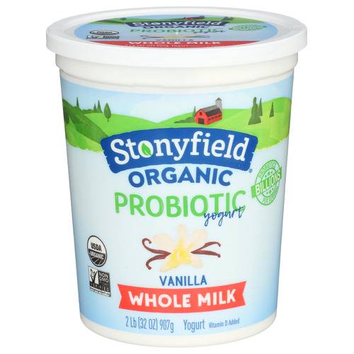 Stonyfield Organic Vanilla Whole Milk Yogurt