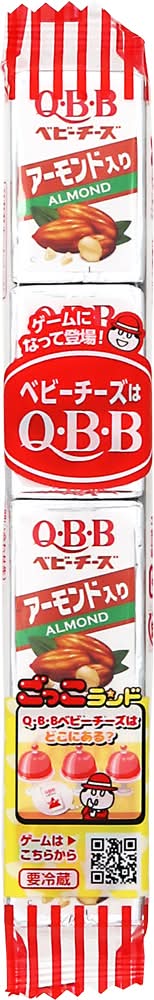 QBBベビーチーズ アーモンド入りベビーチーズ (4 入)